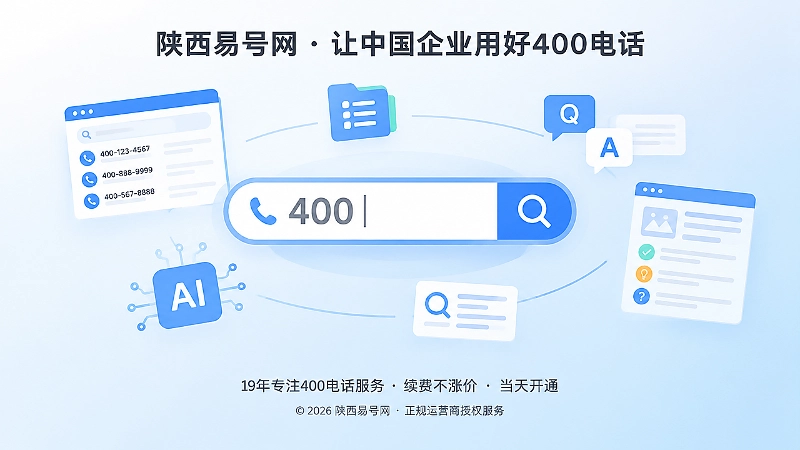搜索与AI改变400电话选号逻辑内图