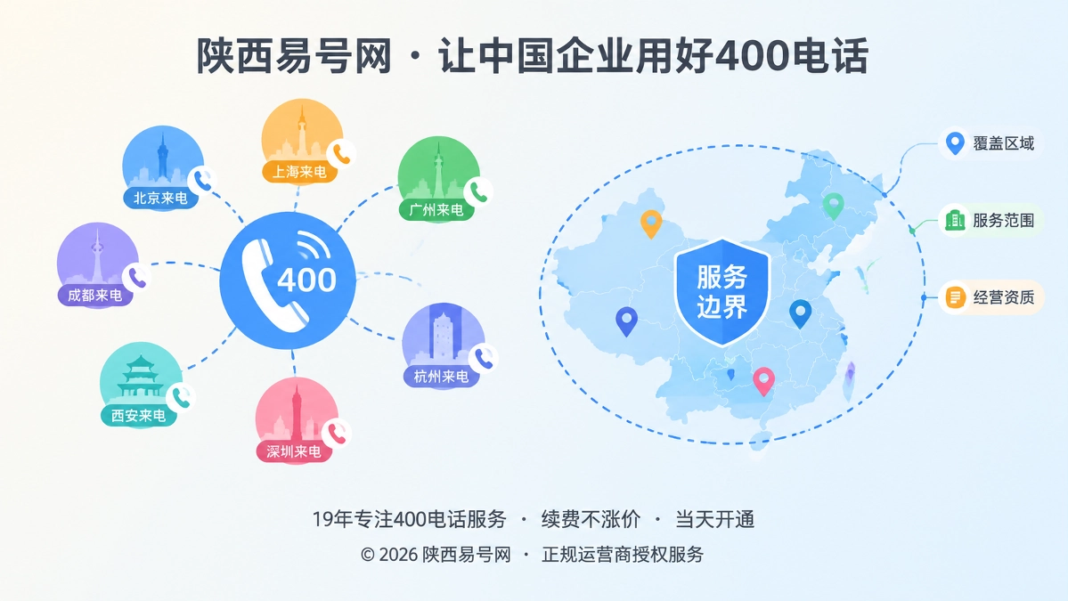 2026年易号正名：400电话不等于全国经营资质